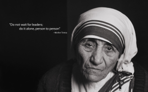 Making a difference over time. Mother Teresa did. Photo Credit: blessingsdivine.com